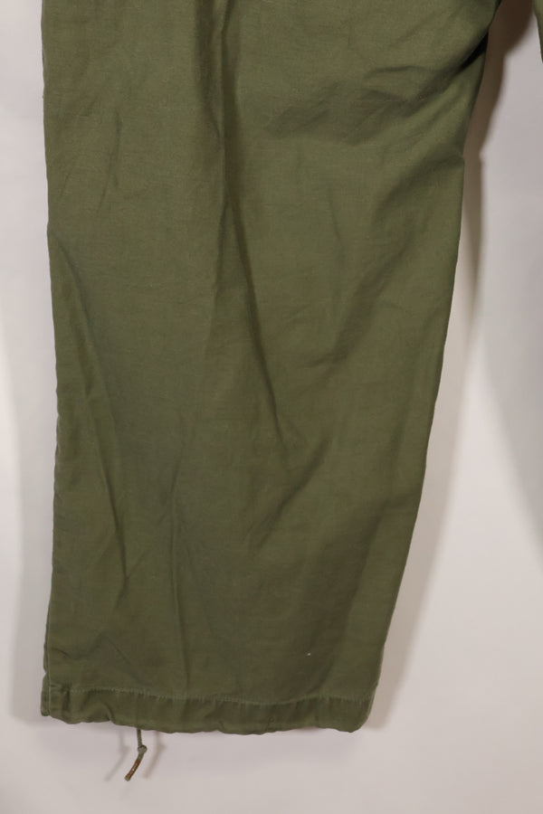 1960年代〜70年代　推定 M-R　アメリカ軍　M65 コットン製　フィールドパンツ　　中古品