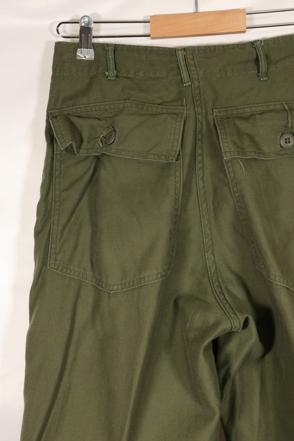 1968 Contract 32x31 US Army OG-107 Utility Pants Baker Pants Used