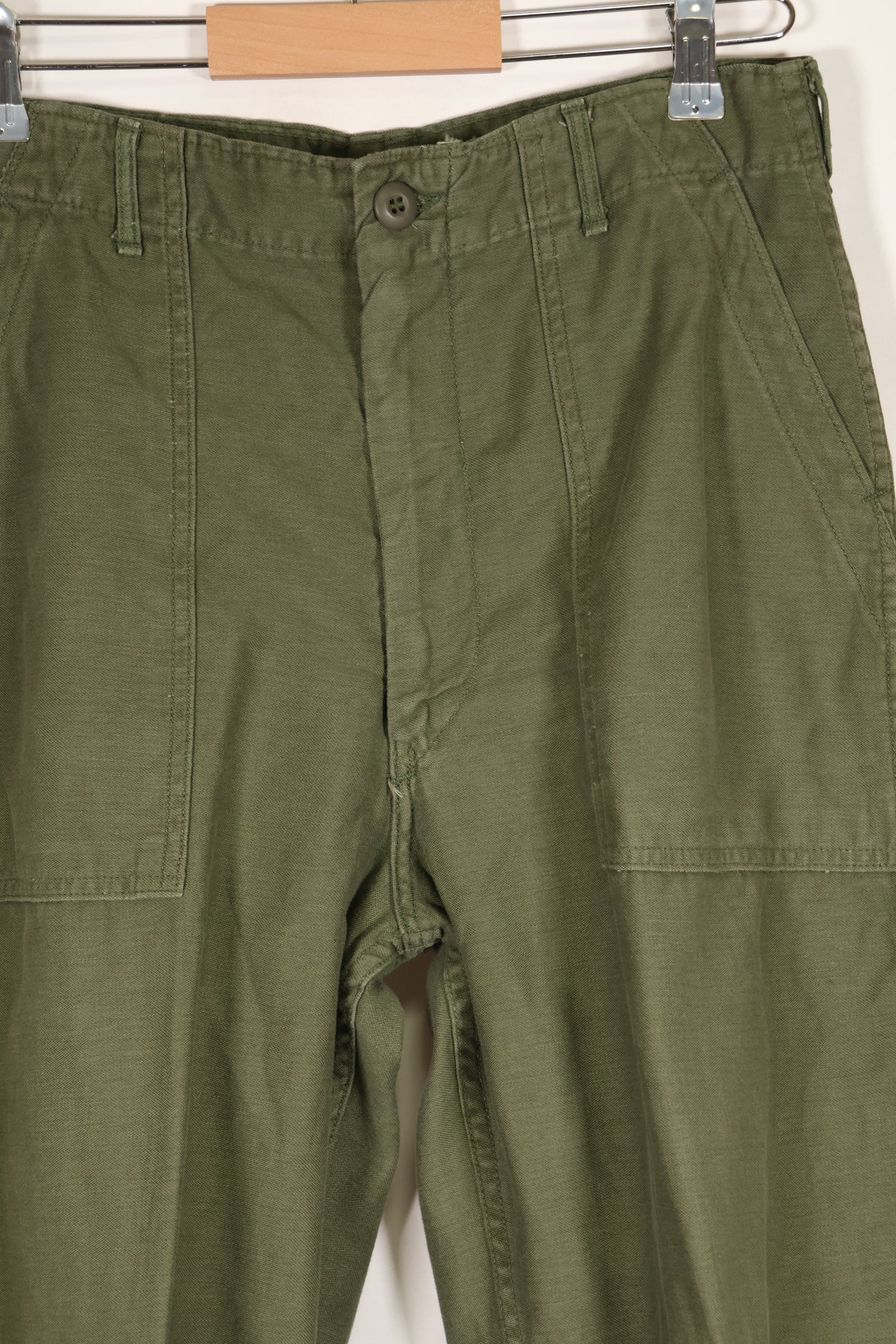 1968 年合同 32x31 美国陆军 OG-107 工具裤 Baker Pants Used B
