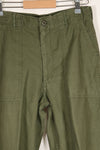 1968 年合同 32x31 美国陆军 OG-107 工具裤 Baker Pants Used B