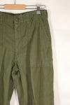 1968 年合同 32x31 美国陆军 OG-107 工具裤 Baker Pants Used B