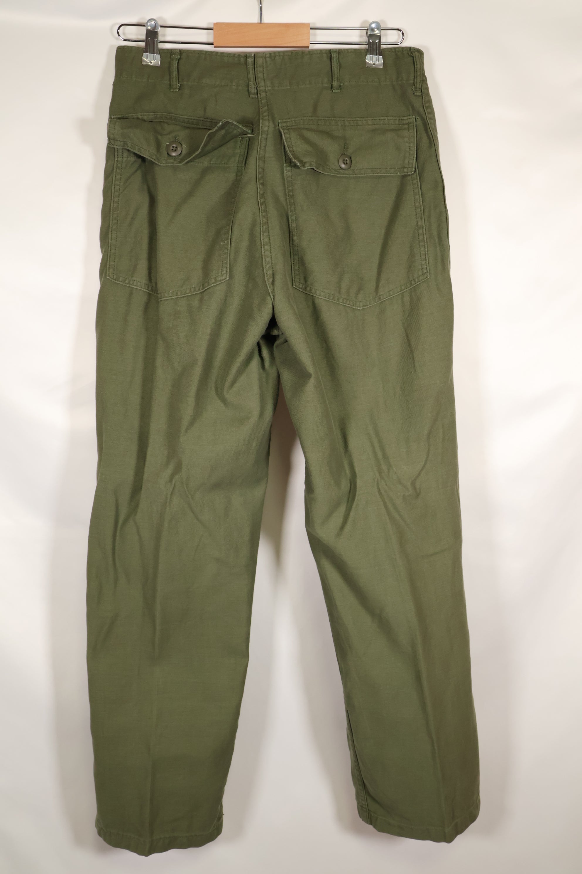 1968 年合同 32x31 美国陆军 OG-107 工具裤 Baker Pants Used B