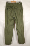 1968 年合同 32x31 美国陆军 OG-107 工具裤 Baker Pants Used B