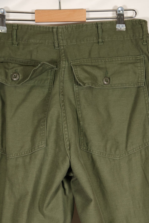 1968 年合同 32x31 美国陆军 OG-107 工具裤 Baker Pants Used B