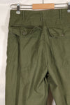 1968 年合同 32x31 美国陆军 OG-107 工具裤 Baker Pants Used B