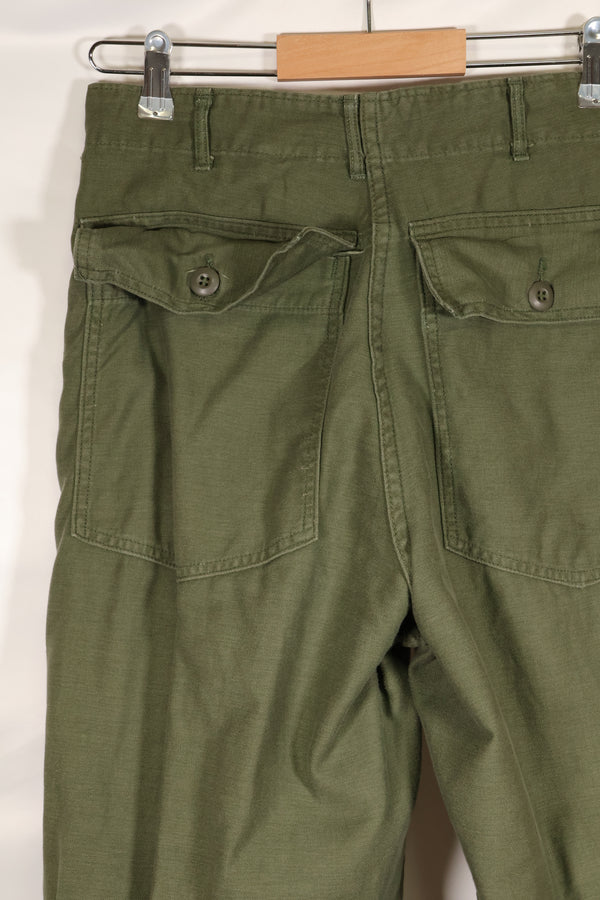 1968 年合同 32x31 美国陆军 OG-107 工具裤 Baker Pants Used B