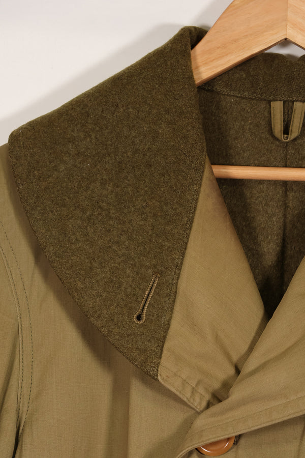 実物　1940年代　アメリカ軍　マッキーノコート　ジープコート　中古品　パッチ後付け