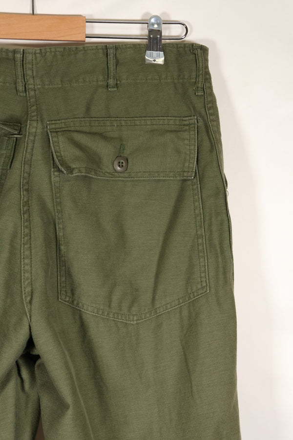 1968 年合同 32x31 美国陆军 OG-107 工具裤 Baker Pants Used B
