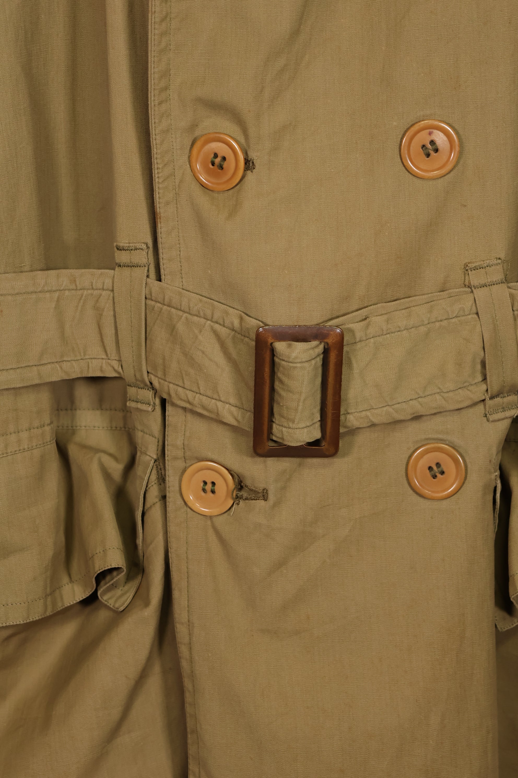 実物　1940年代　アメリカ軍　マッキーノコート　ジープコート　中古品　パッチ後付け