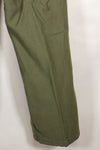 1968 年合同 32x31 美国陆军 OG-107 工具裤 Baker Pants Used B