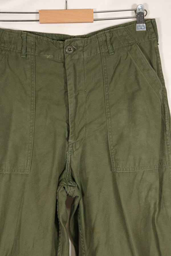 1968 Contract 32x 31 US Army OG-107 Utility Pants Baker Pants Used