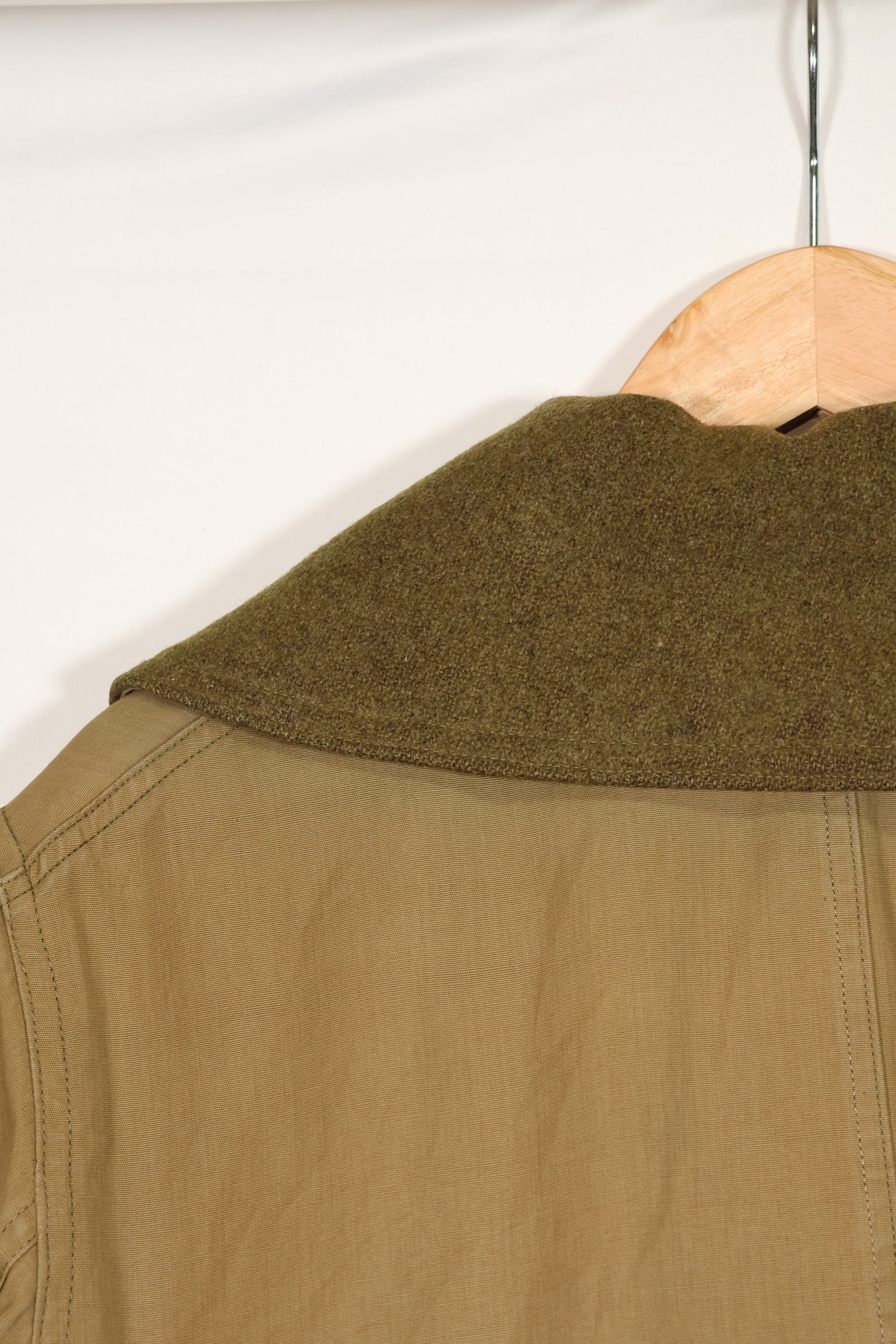 実物　1940年代　アメリカ軍　マッキーノコート　ジープコート　中古品　パッチ後付け