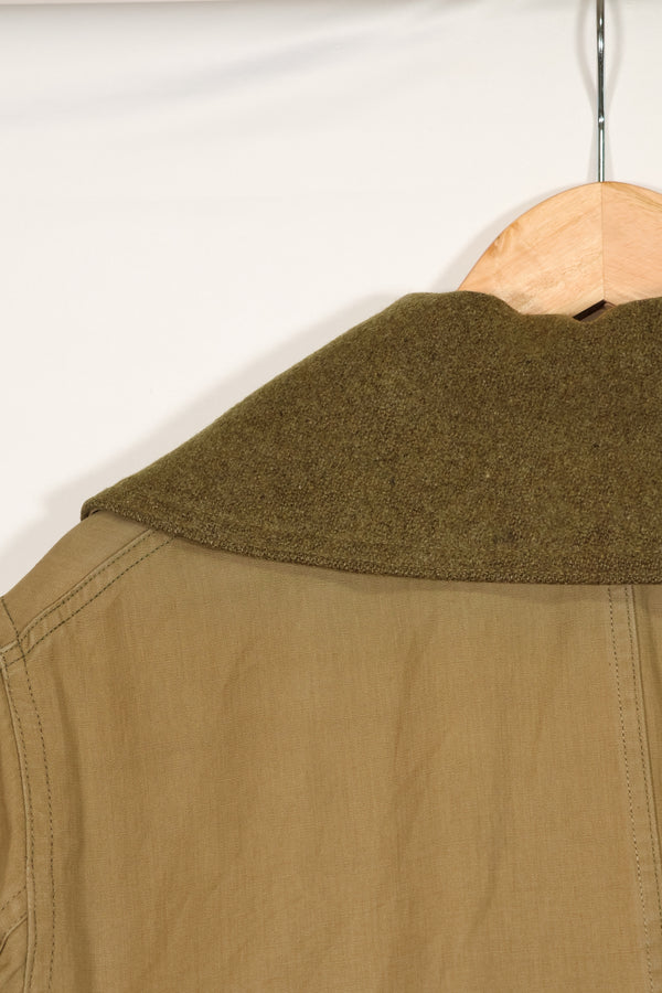 実物　1940年代　アメリカ軍　マッキーノコート　ジープコート　中古品　パッチ後付け