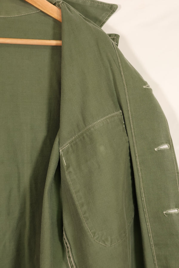 実物　1950年代　アメリカ陸軍　コットン製　ユーティリティシャツ　中古品