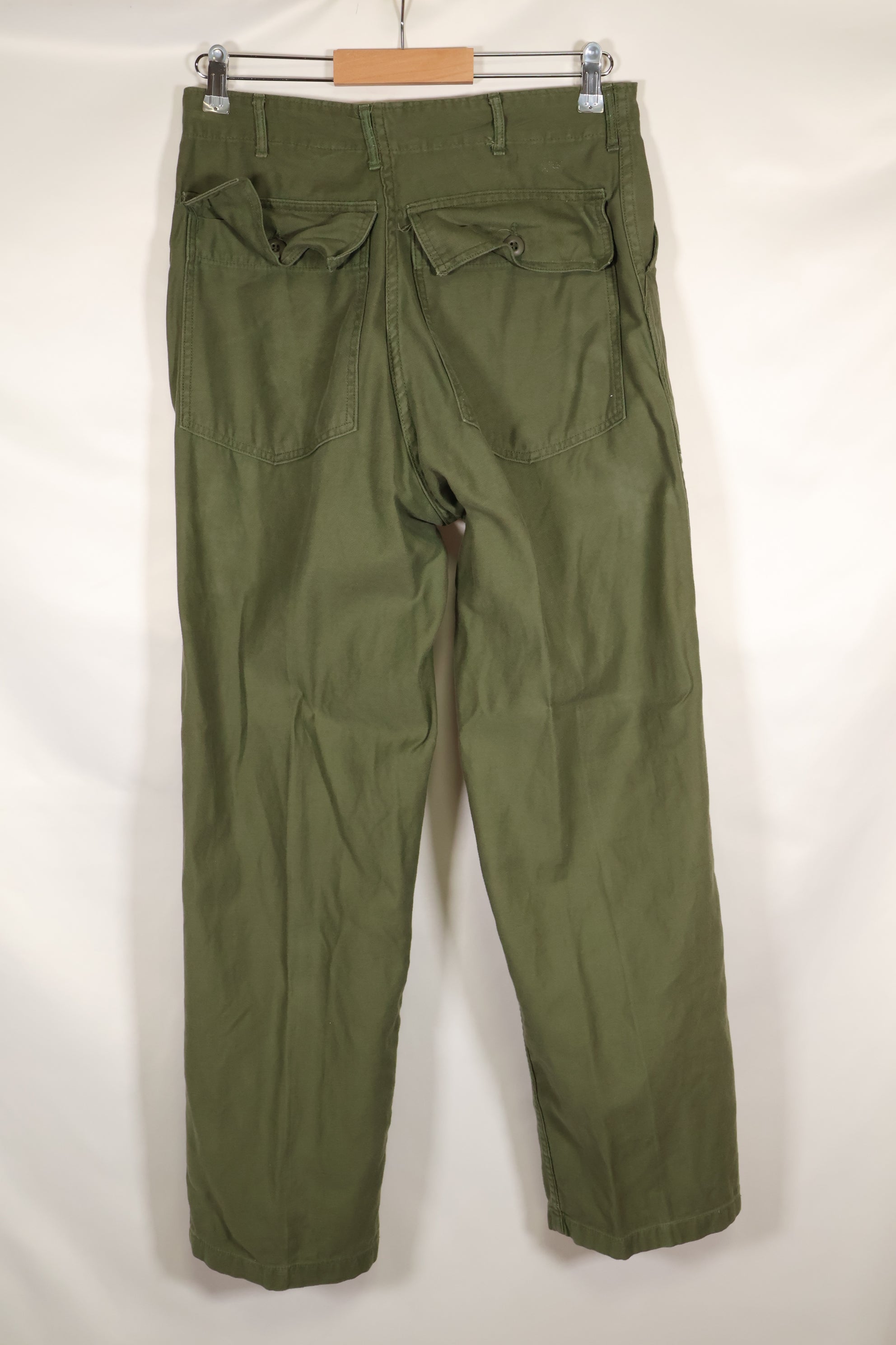 1968 Contract 32x 31 US Army OG-107 Utility Pants Baker Pants Used