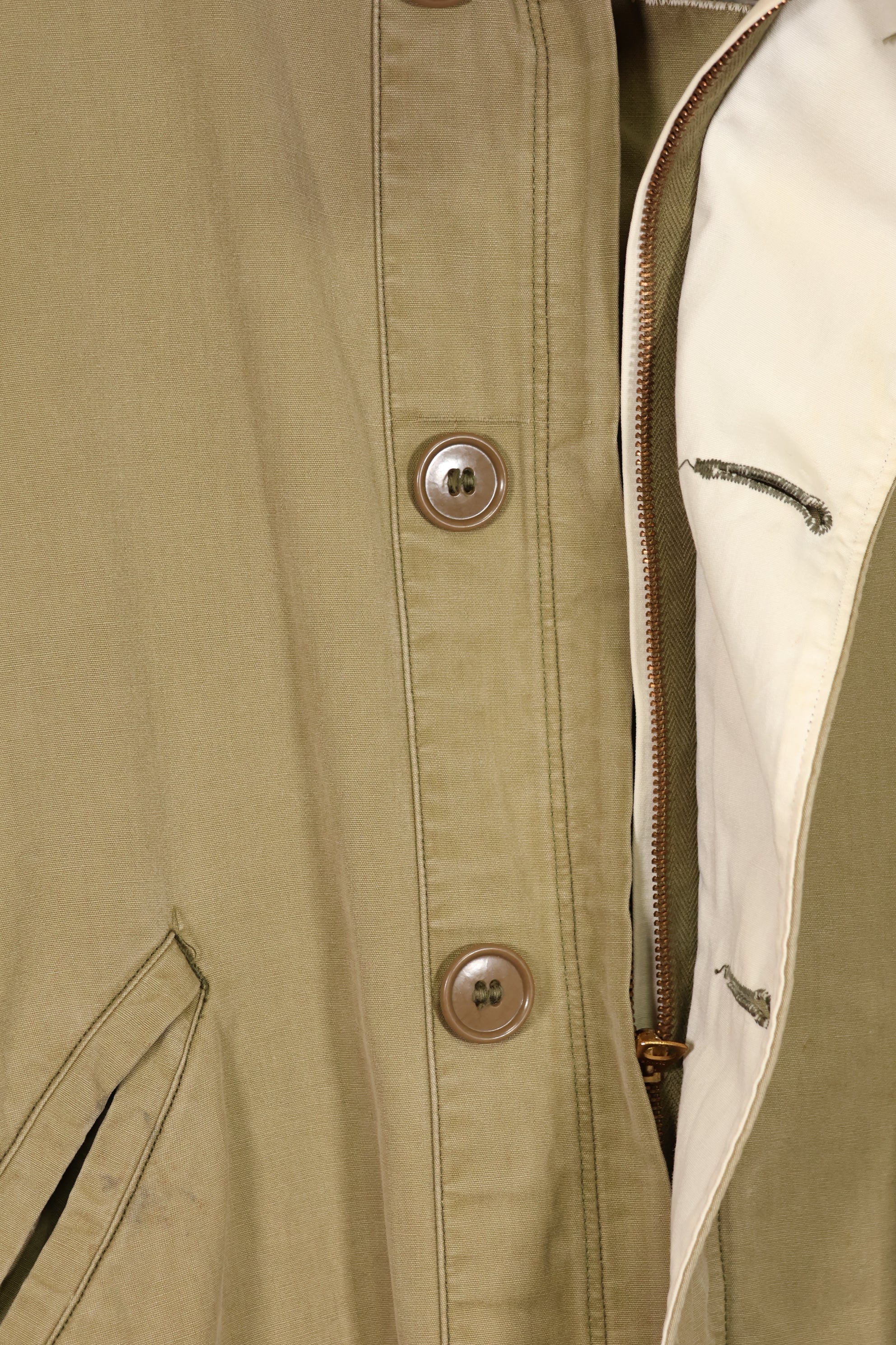 実物　1940年代　アメリカ陸軍　山岳兵　マウンテンパーカー　リバーシブル　中古品