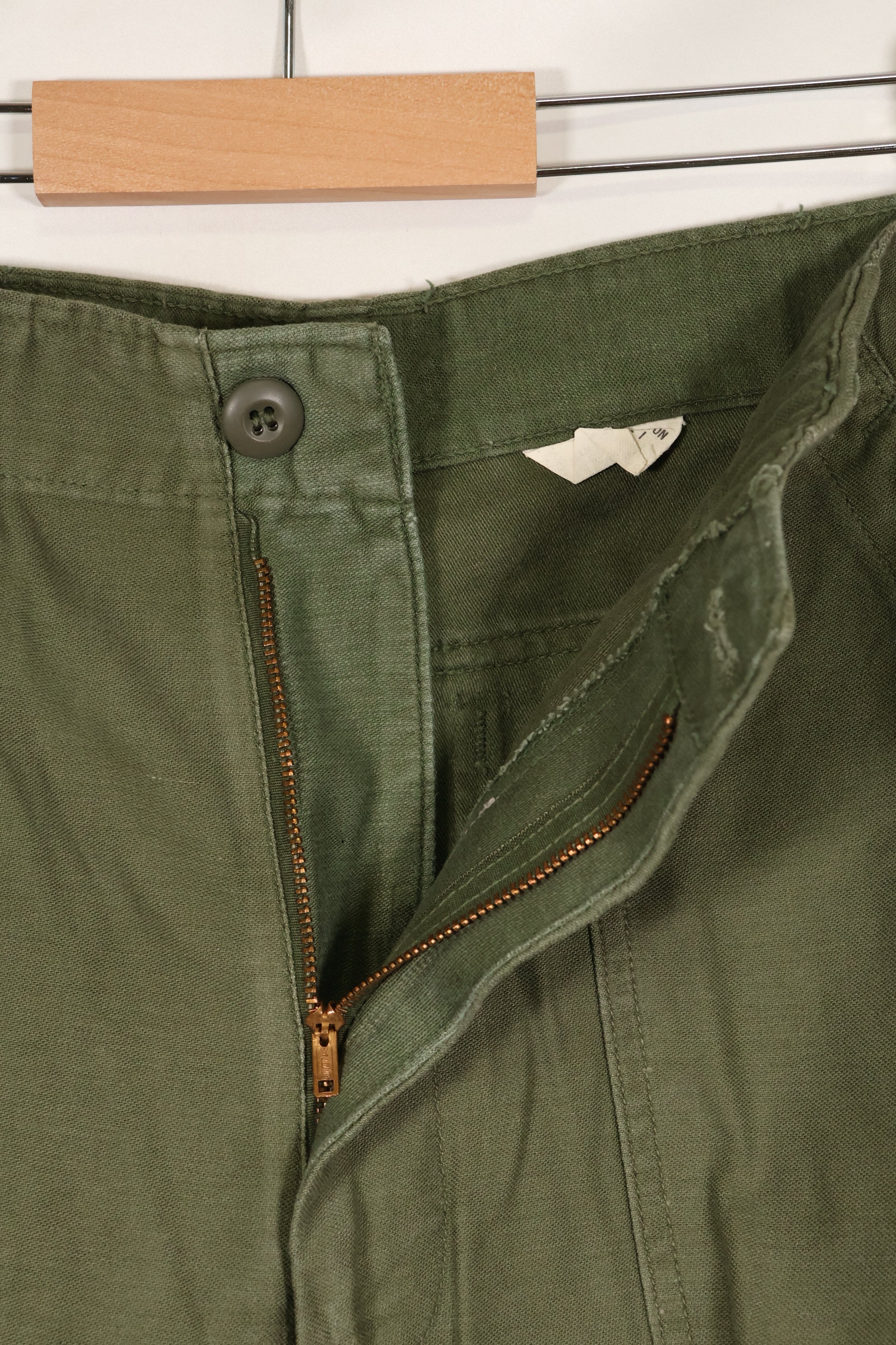 1968 年合同 32x31 美国陆军 OG-107 通用长裤 贝克裤，二手 B