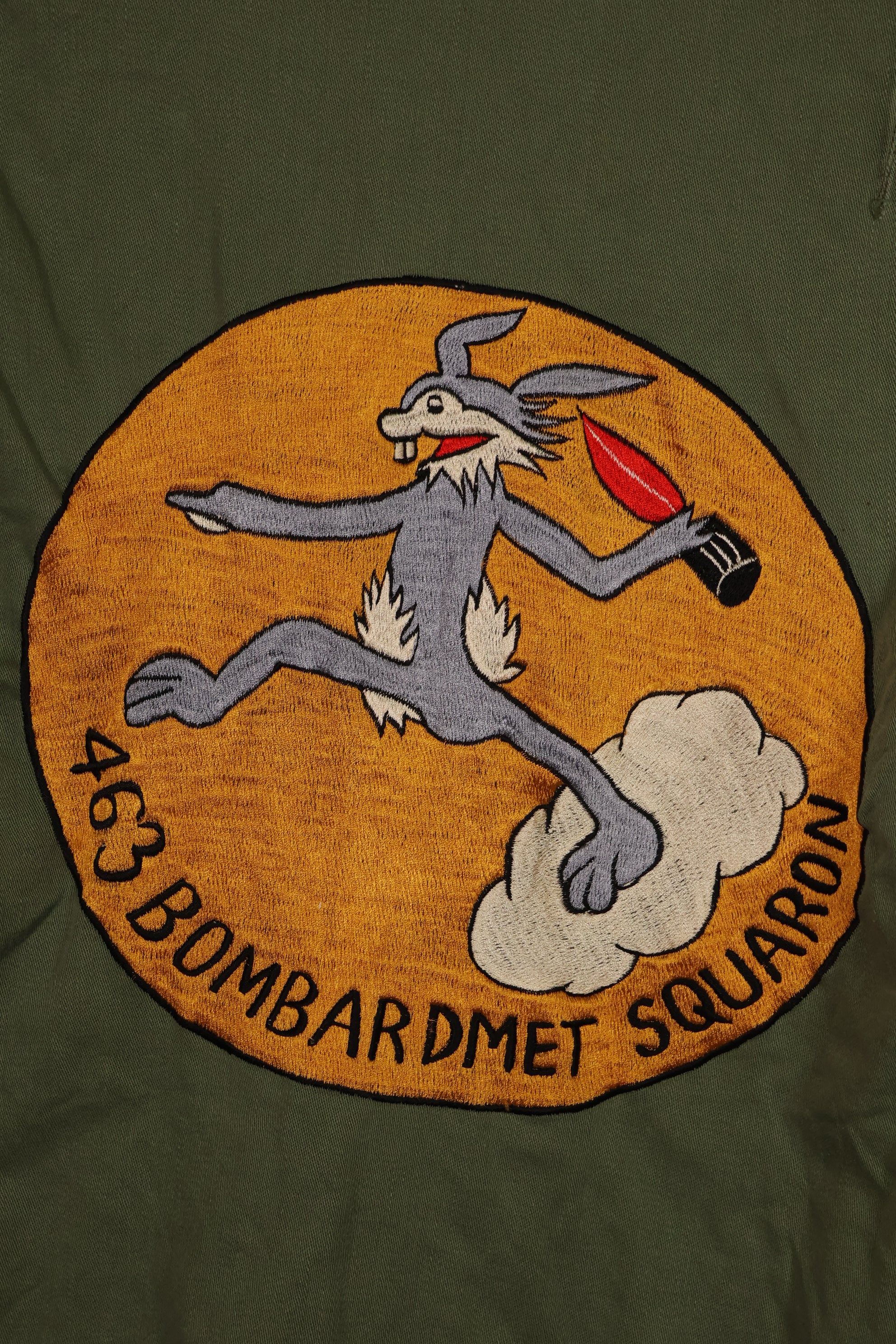 実物　1960年代ロット　OG-107 USAF　ユーティリティシャツ　直接刺繍あり