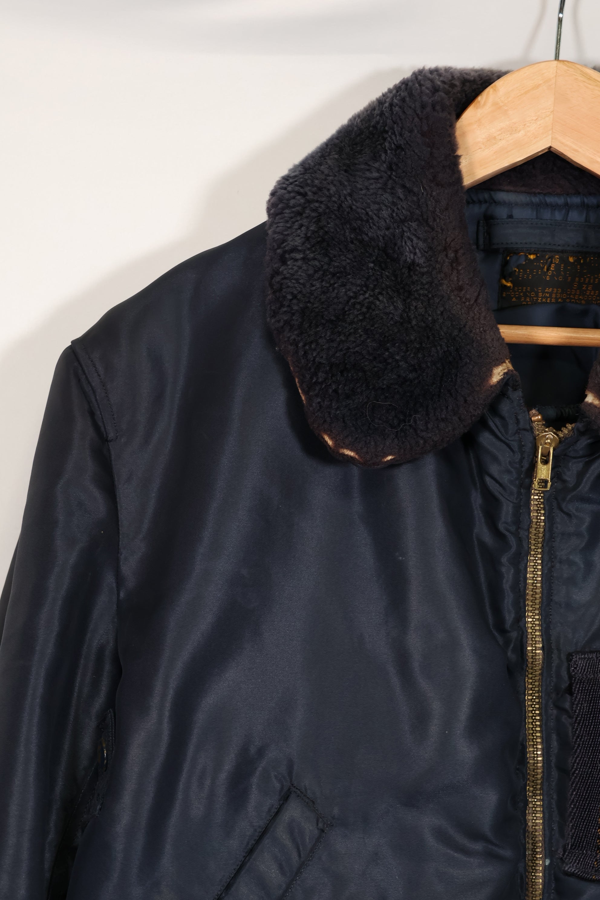 実物　1950年代　アメリカ空軍　B-15C　高高度　フライトジャケット　ジッパーレストア品　中古品