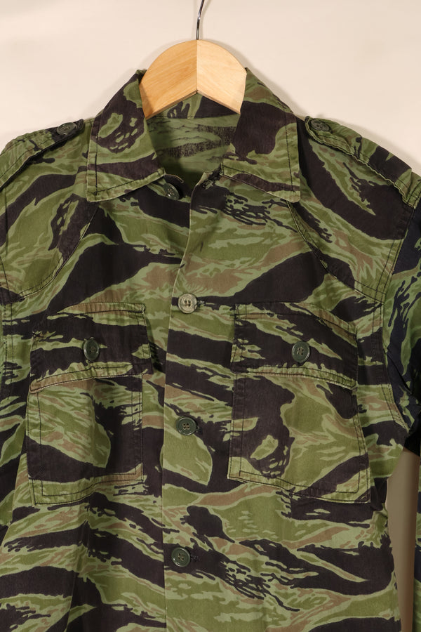 1960年代後半　南ベトナム海兵隊　VNMC　4th パターン　シーウェーブ　タイガーストライプ　シャツ　中古品