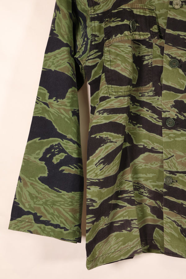 1960年代後半　南ベトナム海兵隊　VNMC　4th パターン　シーウェーブ　タイガーストライプ　シャツ　中古品