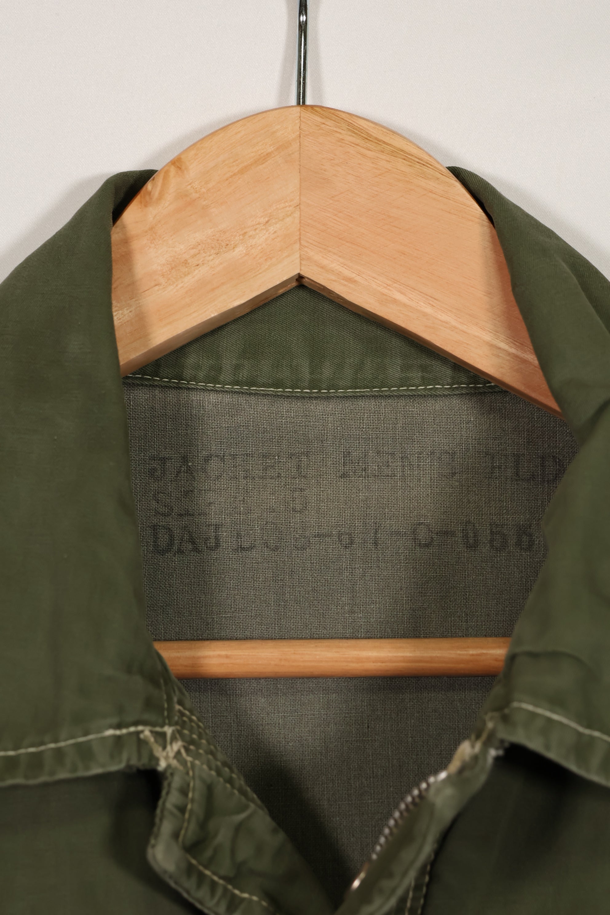 正品1964年日本制造M51 ARVN野战夹克，带HAMA拉链，二手