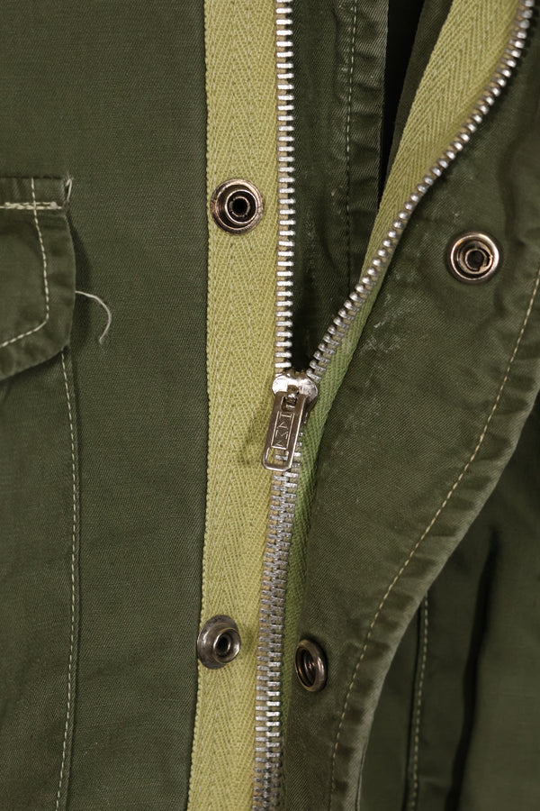 正品1964年日本制造M51 ARVN野战夹克，带HAMA拉链，二手