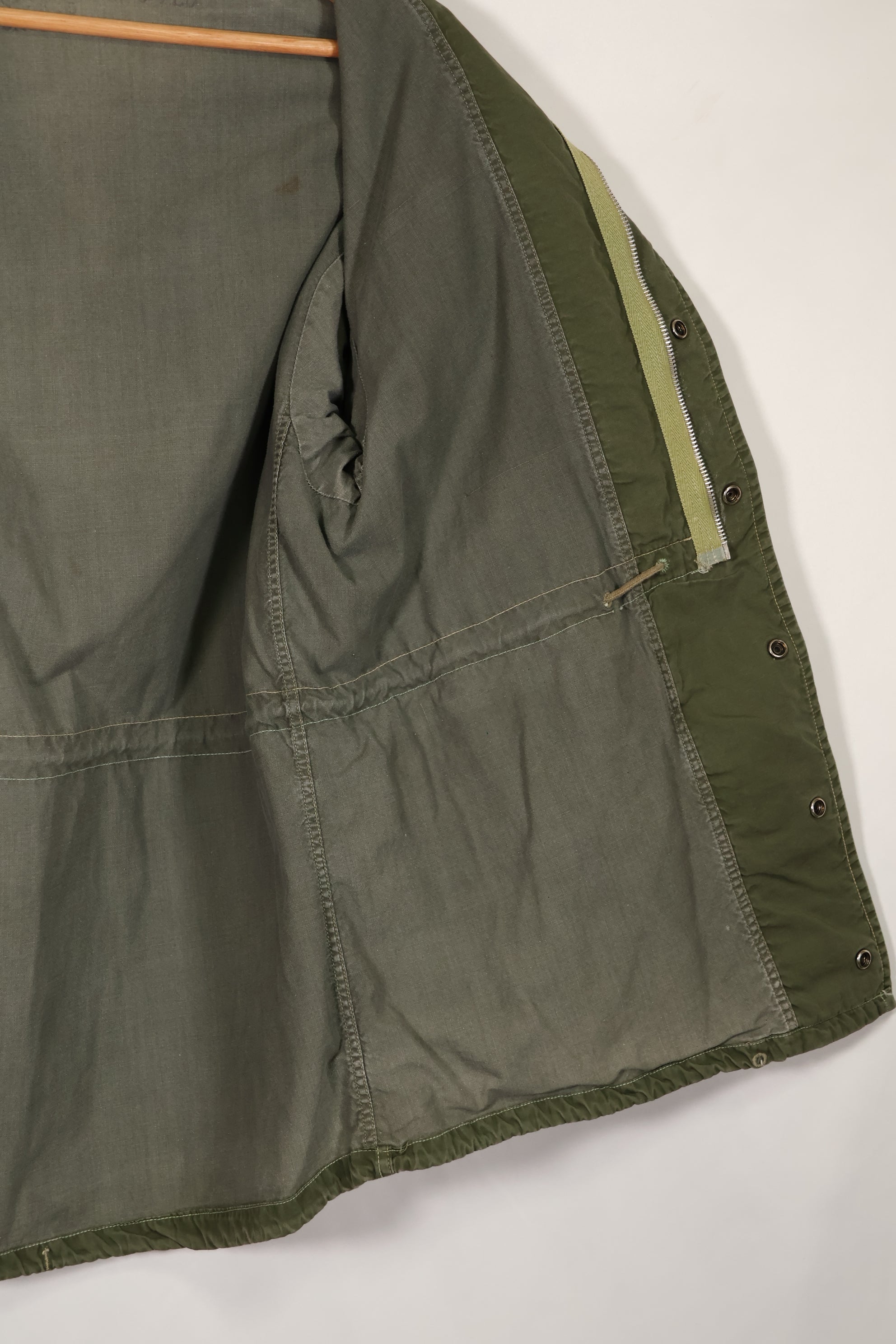 正品1964年日本制造M51 ARVN野战夹克，带HAMA拉链，二手