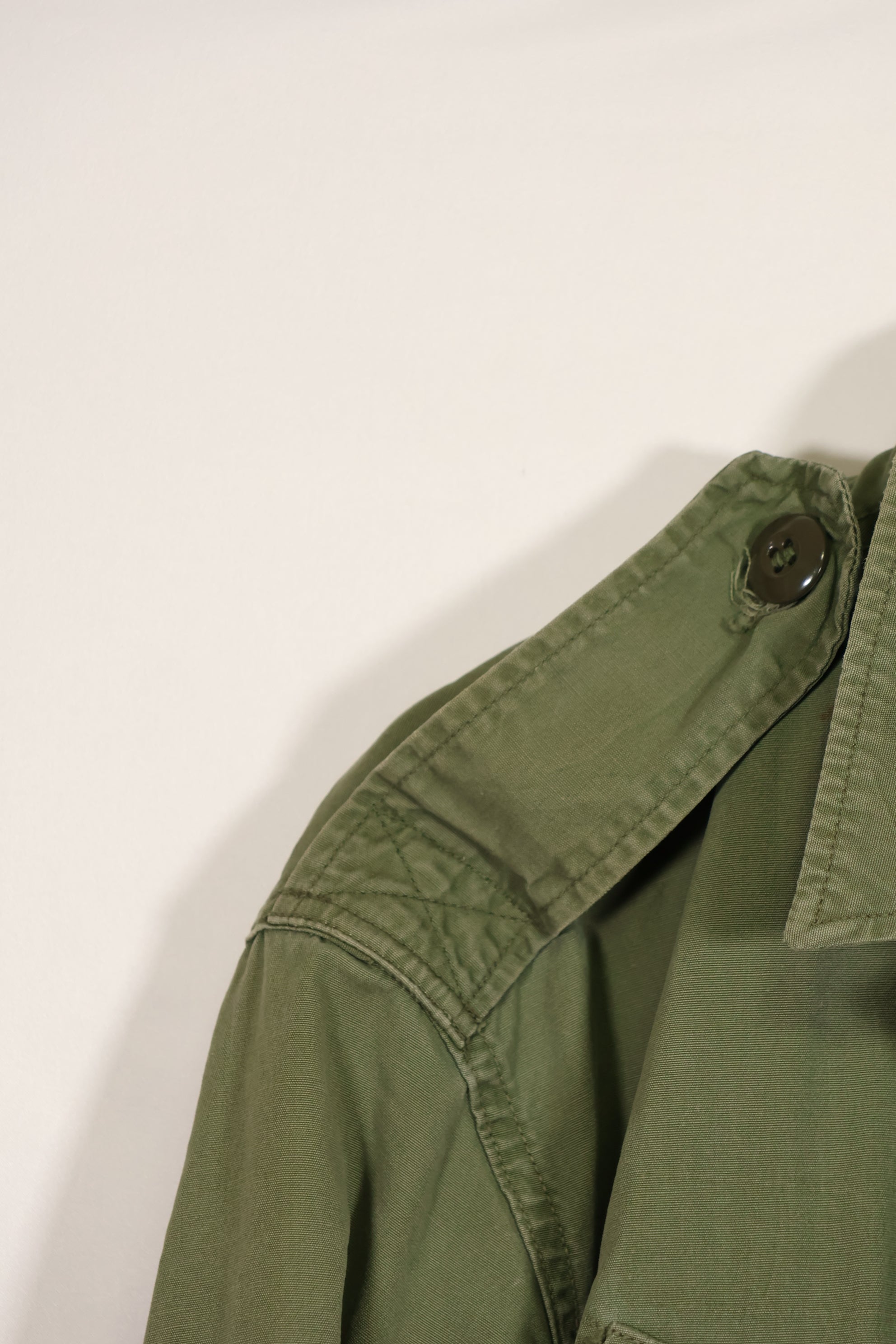 実物　1963年製　1st Model ジャングルファティーグ　ジャケット　パッチ跡あり　退色あり