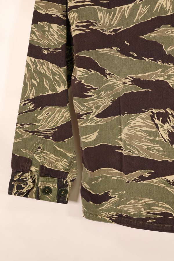Circa 1965–65 | Okinawa Tiger Pattern | JWD | Tiger Stripe | Asian Cut | Shirt | Used