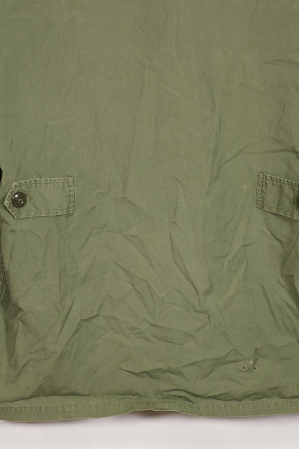 実物　1963年製　1st Model ジャングルファティーグ　ジャケット　パッチ跡あり　退色あり