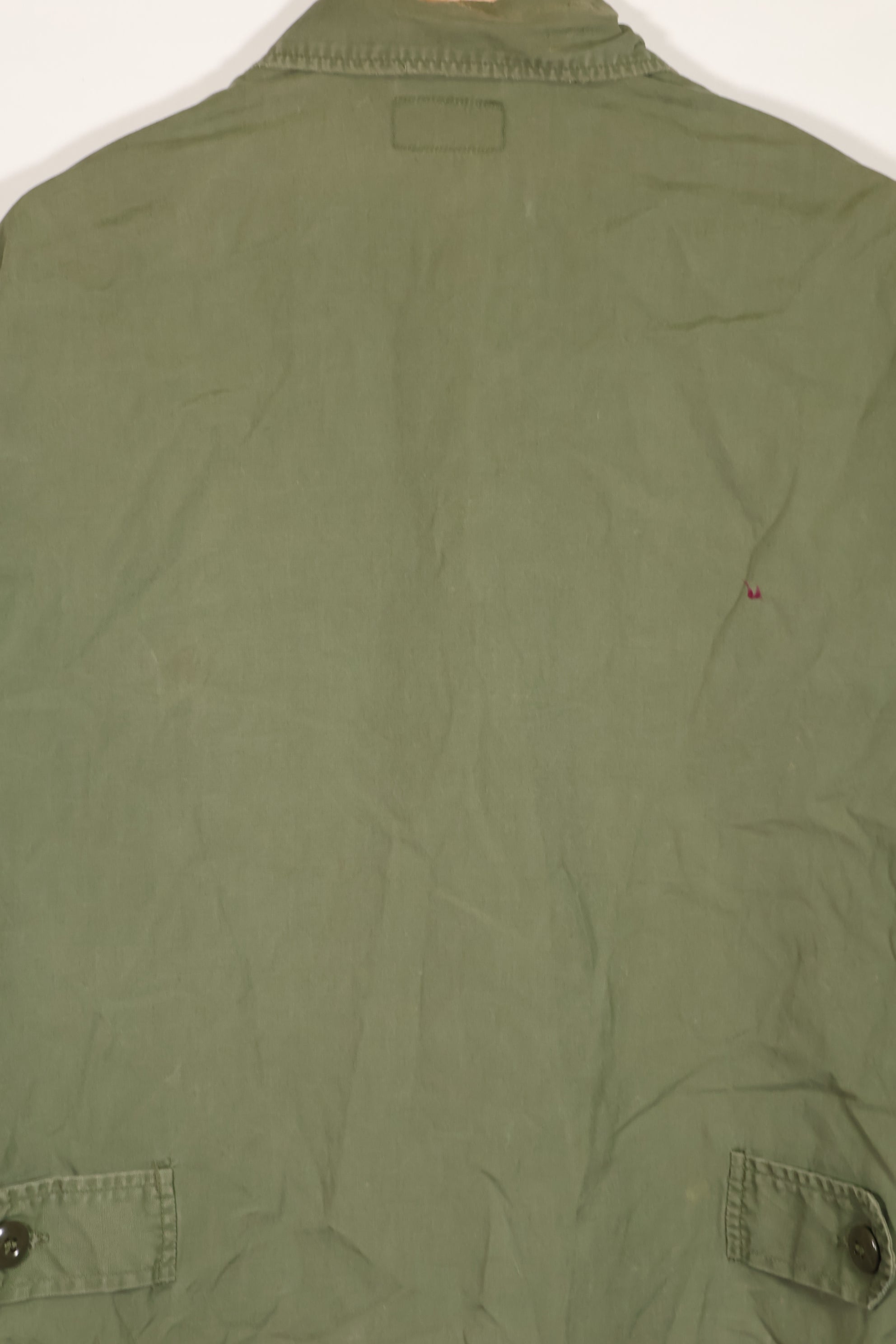 実物　1963年製　1st Model ジャングルファティーグ　ジャケット　パッチ跡あり　退色あり