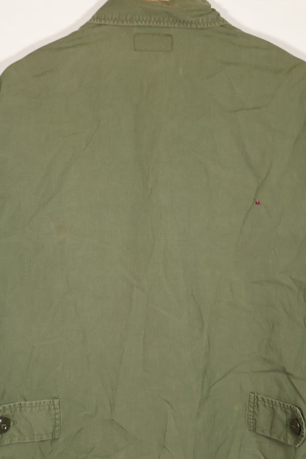 実物　1963年製　1st Model ジャングルファティーグ　ジャケット　パッチ跡あり　退色あり