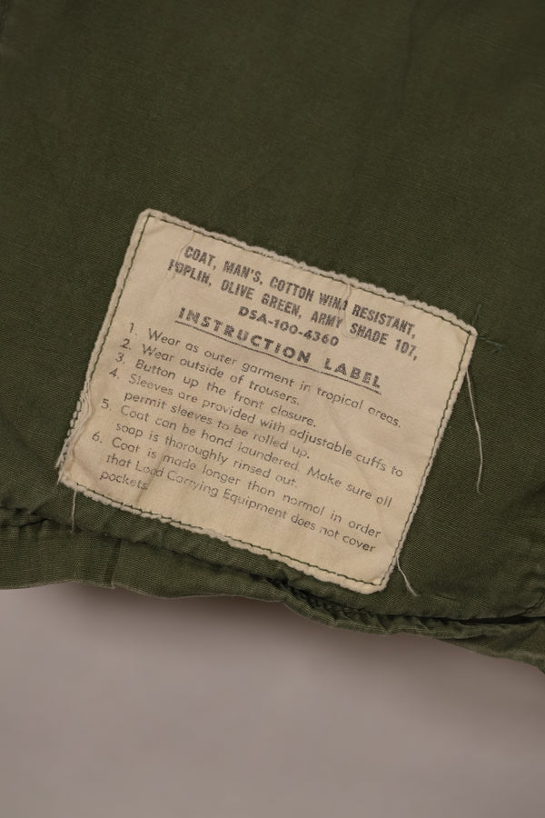 実物　1966年〜1967年頃ロット　3rd Model ジャングルファティーグ　ジャケット　M-R　中古品