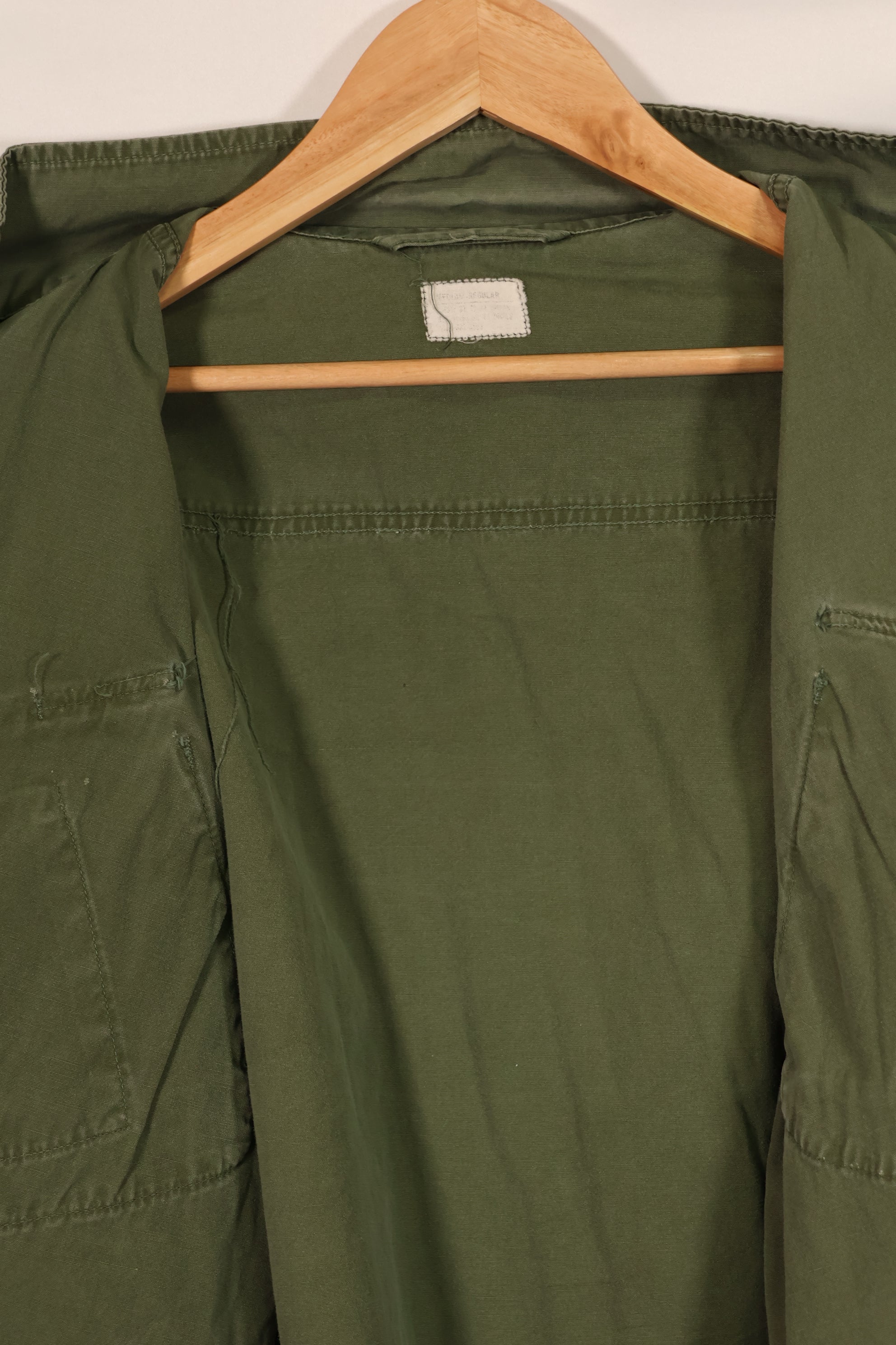 実物　1966年〜1967年頃ロット　3rd Model ジャングルファティーグ　ジャケット　M-R　中古品