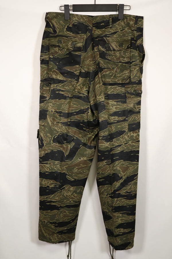 実物　デッドストック　USカット　シルバータイガーストライプ　パンツ　US-M 改造あり　B