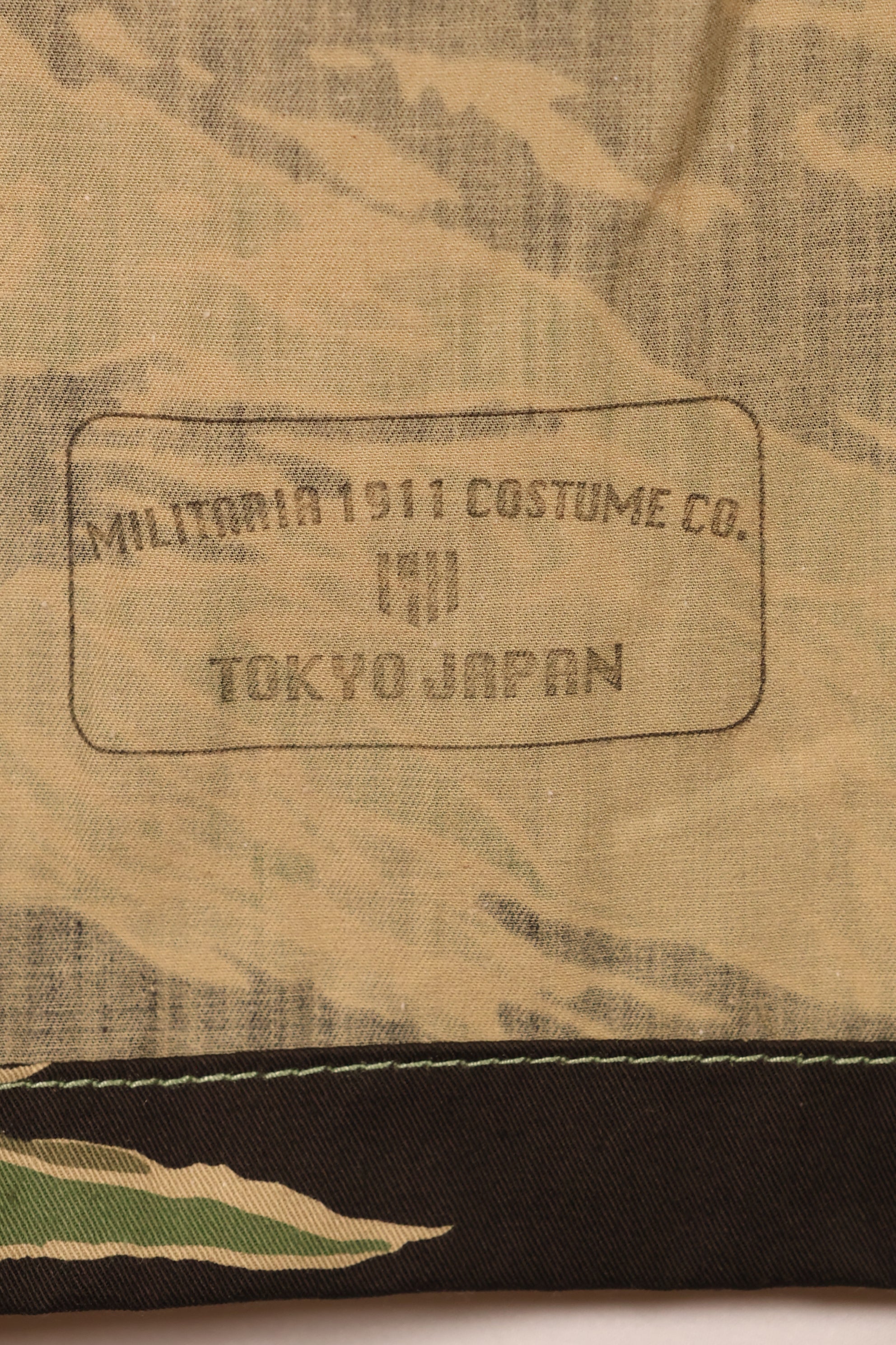 2025年　US-M　MILITARIA 1911製　TIGER STRIPE CINEMA EDITION　USカット　シャツ　新古品