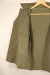 1940年代後半〜50年代　アメリカ陸軍　M-47 HBT　ユーティリティシャツ　パッチ付　中古品
