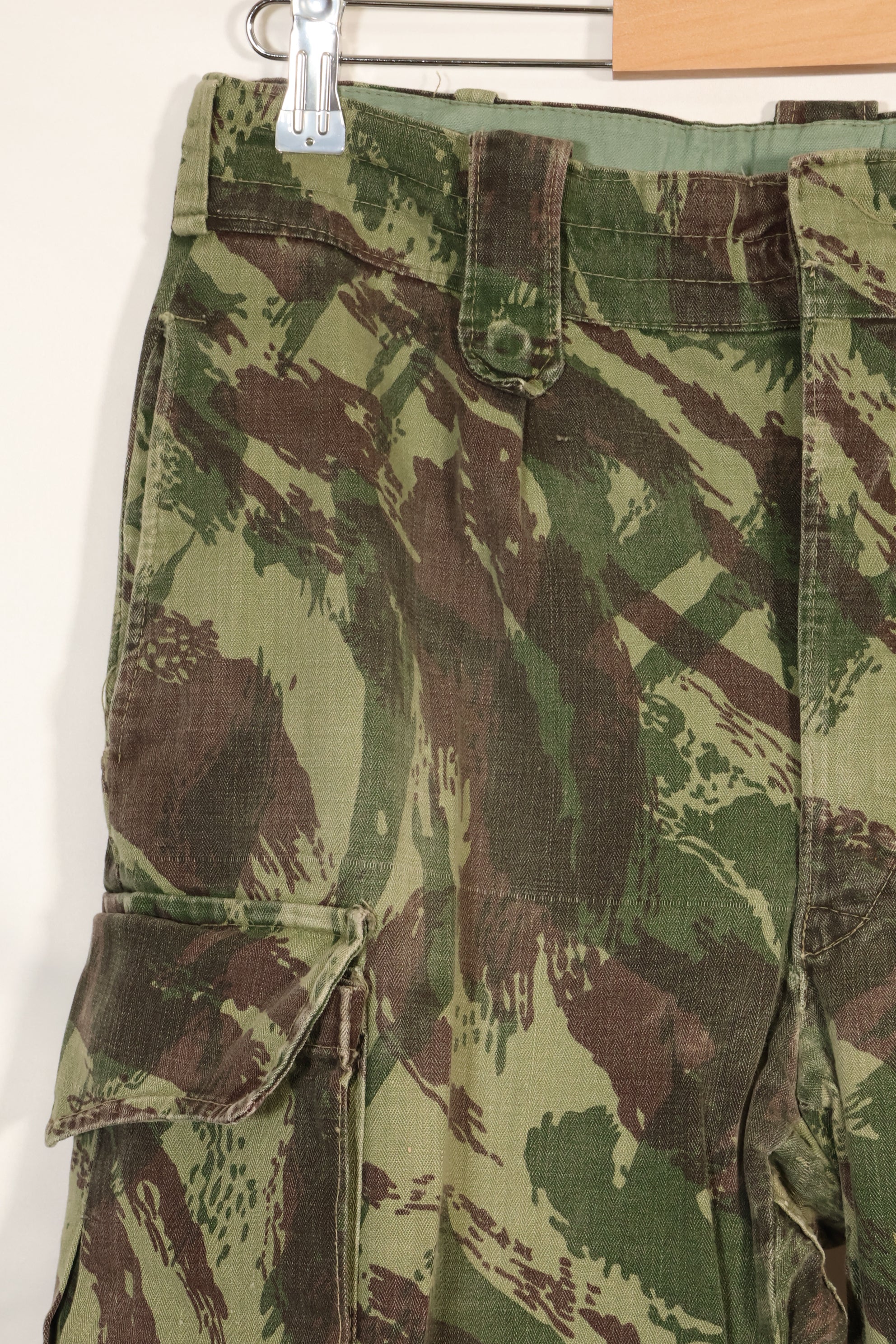 1960年代〜70年代　ポルトガル軍　リザード迷彩　カーゴパンツ　中古品