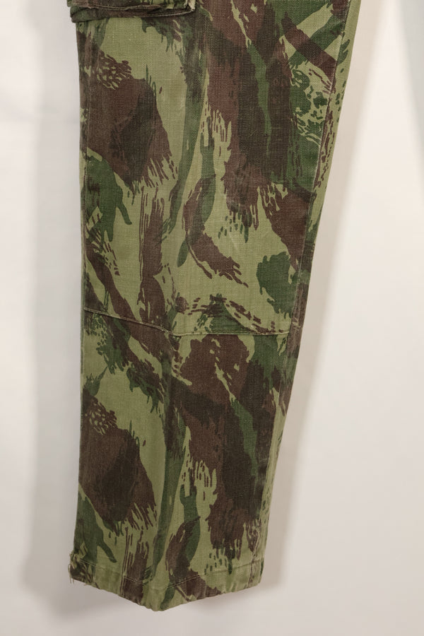 1960年代〜70年代　ポルトガル軍　リザード迷彩　カーゴパンツ　中古品