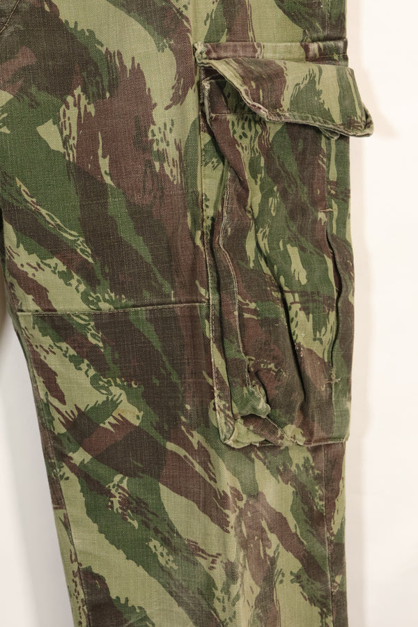 1960年代〜70年代　ポルトガル軍　リザード迷彩　カーゴパンツ　中古品