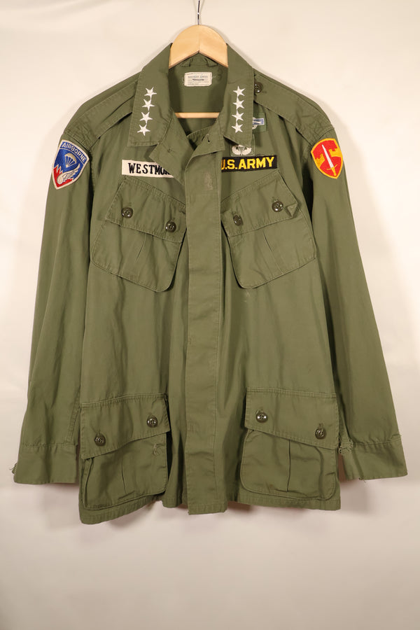 1963年契約　L-R　1st Model ジャングルファティーグ　ジャケット　Westmoreland将軍再現　中古品