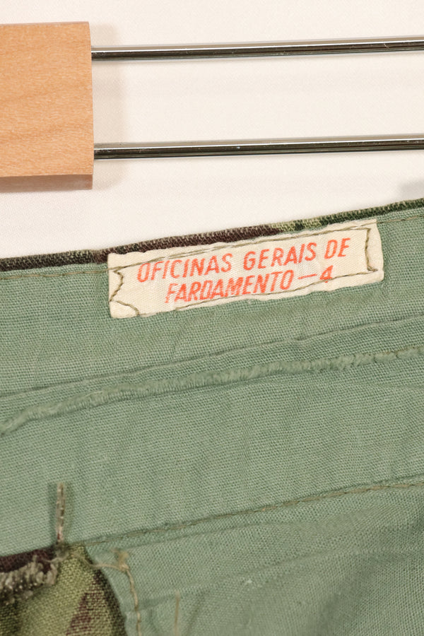 1960年代〜70年代　ポルトガル軍　リザード迷彩　カーゴパンツ　中古品