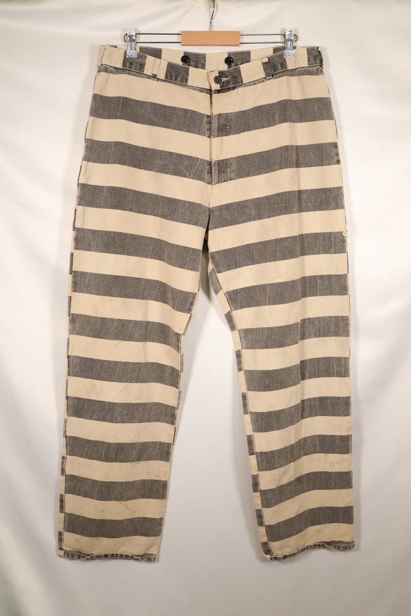 1930's-40's Hollywood Movie Costumes, USA, Prisoner Pants, Used.