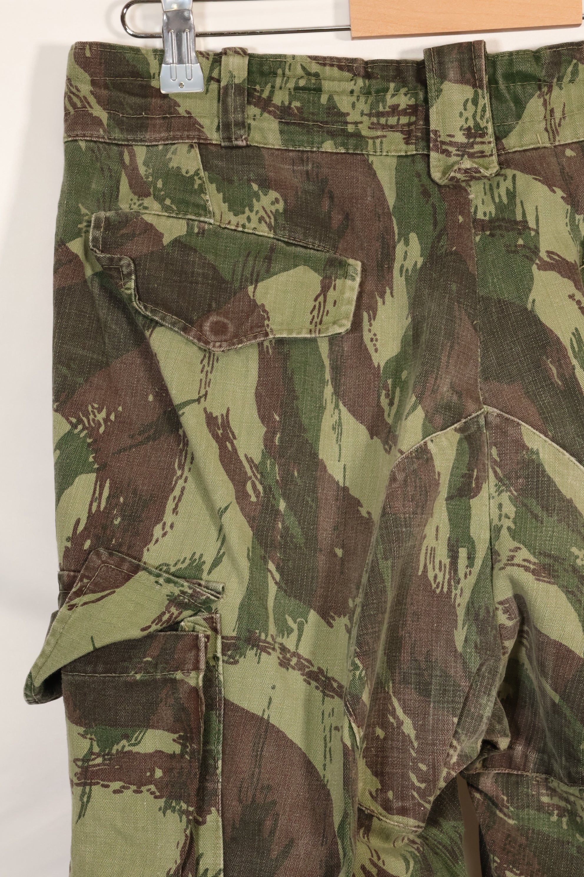 1960年代〜70年代　ポルトガル軍　リザード迷彩　カーゴパンツ　中古品