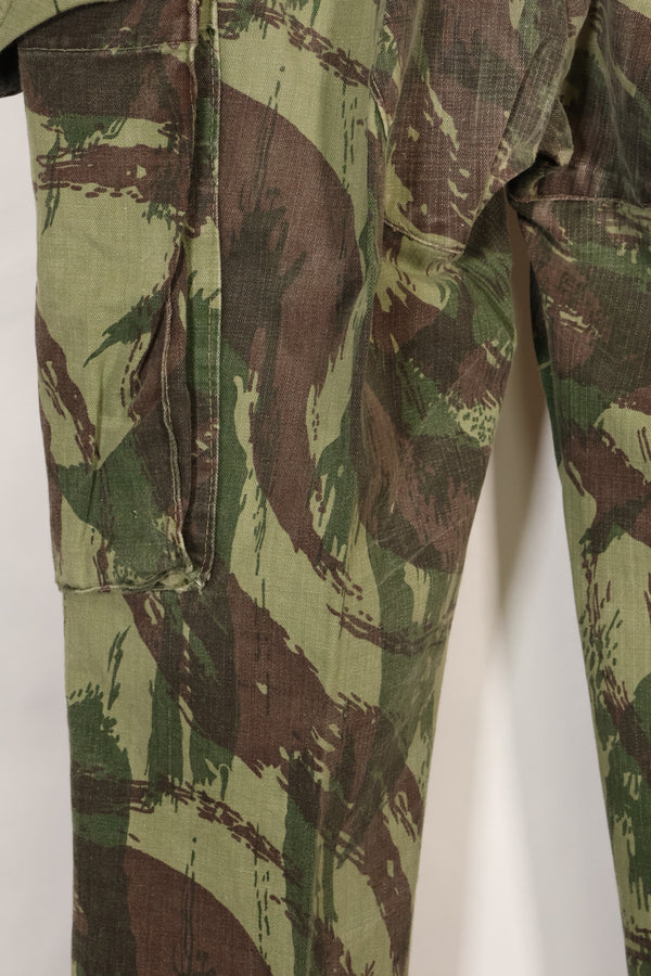 1960年代〜70年代　ポルトガル軍　リザード迷彩　カーゴパンツ　中古品
