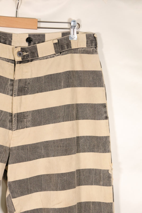1930's-40's Hollywood Movie Costumes, USA, Prisoner Pants, Used.