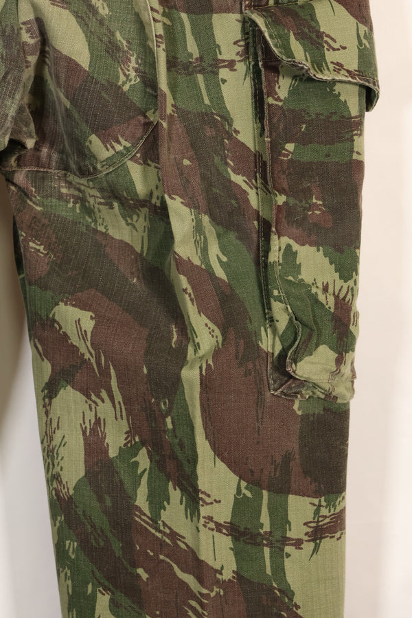 1960年代〜70年代　ポルトガル軍　リザード迷彩　カーゴパンツ　中古品