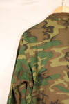 1969 Contract, M-S, U.S. Military, ERDL, Green Leaf Camo, Fatigue Jacket, Good Condition, Used