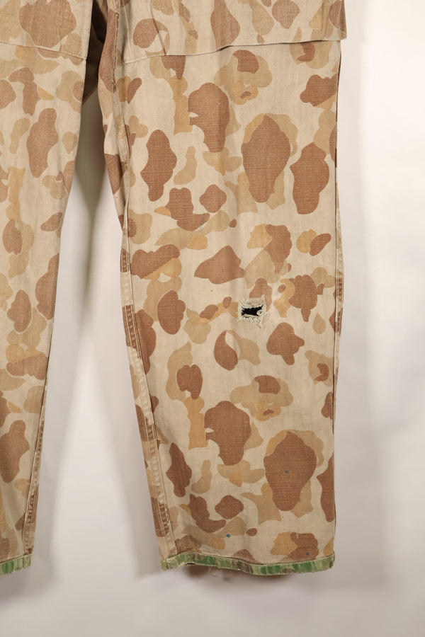 1940年代　P-44 フロッグスキン迷彩　パンツ　USMC　退色あり　傷あり　中古品